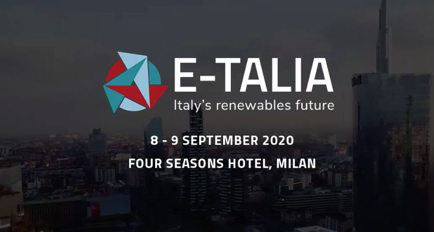 E-Talia in Milan 8-9 September, 2020